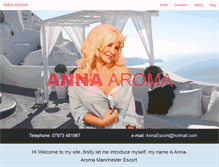 Tablet Screenshot of anna-aroma.com